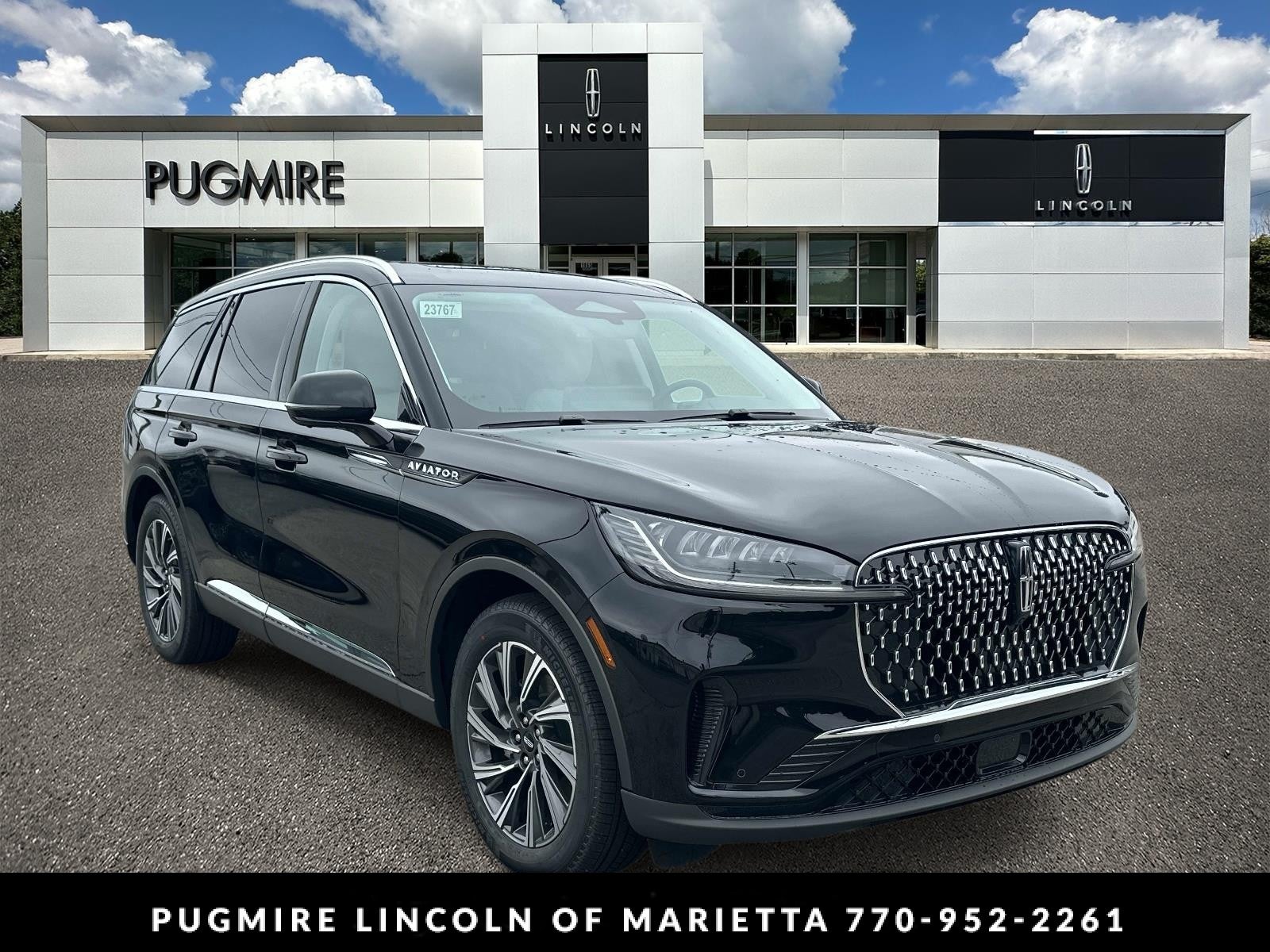Infinite Black Metallic Clearcoat 2026 Lincoln Aviator SUV / Crossover Rear-Wheel Drive Automatic
