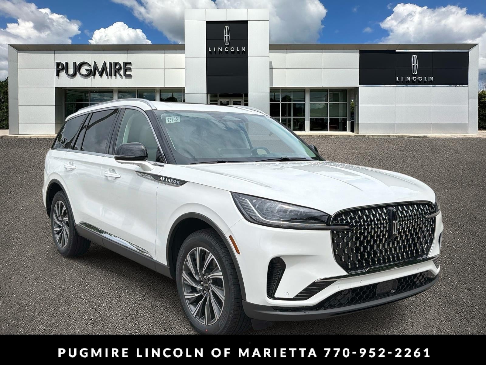 Pristine White Metallic Tri-Coat 2026 Lincoln Aviator SUV / Crossover All-Wheel Drive Automatic
