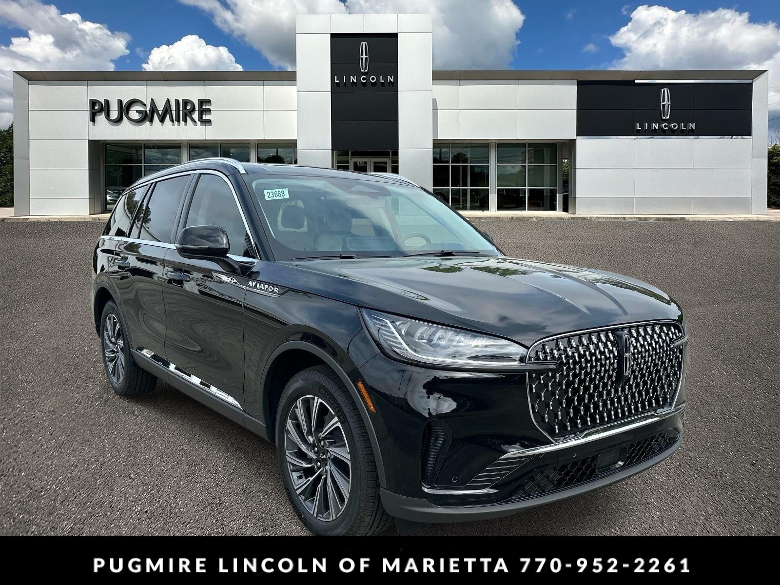 Infinite Black Metallic Clearcoat 2026 Lincoln Aviator SUV / Crossover All-Wheel Drive Automatic
