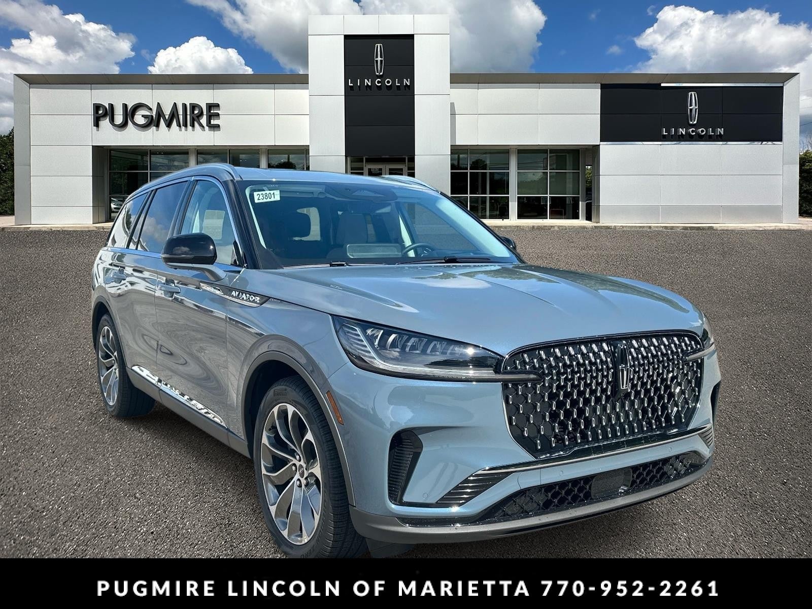 Whisper Blue Metallic Clearcoat 2026 Lincoln Aviator SUV / Crossover Rear-Wheel Drive Automatic