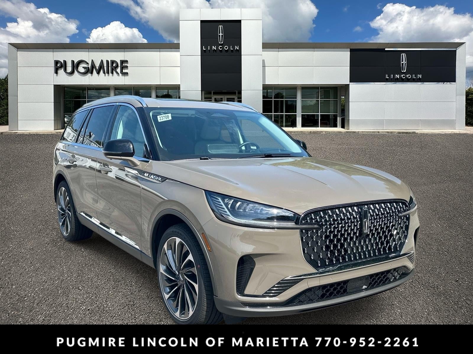 Harbor Gray Clearcoat 2026 Lincoln Aviator SUV / Crossover Rear-Wheel Drive Automatic