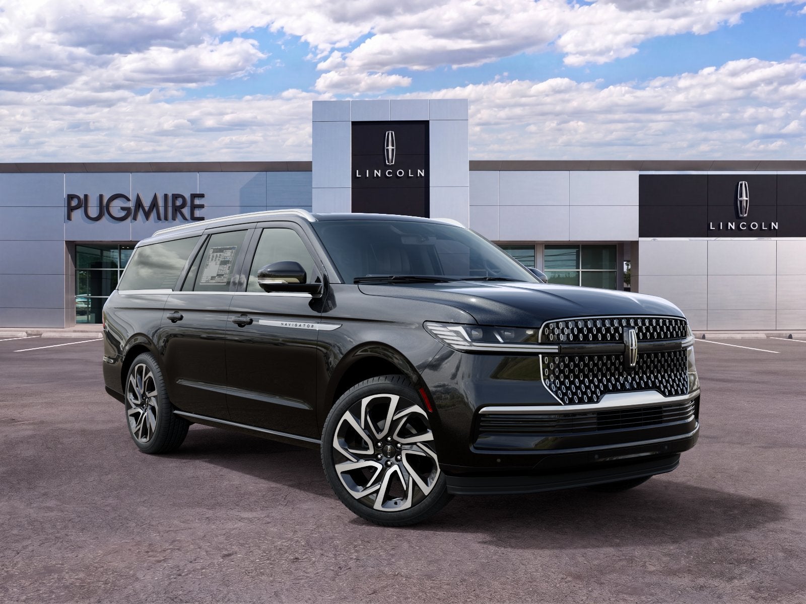 Infinite Black Metallic Clearcoat 2027 Lincoln Navigator SUV / Crossover Four-Wheel Drive Automatic