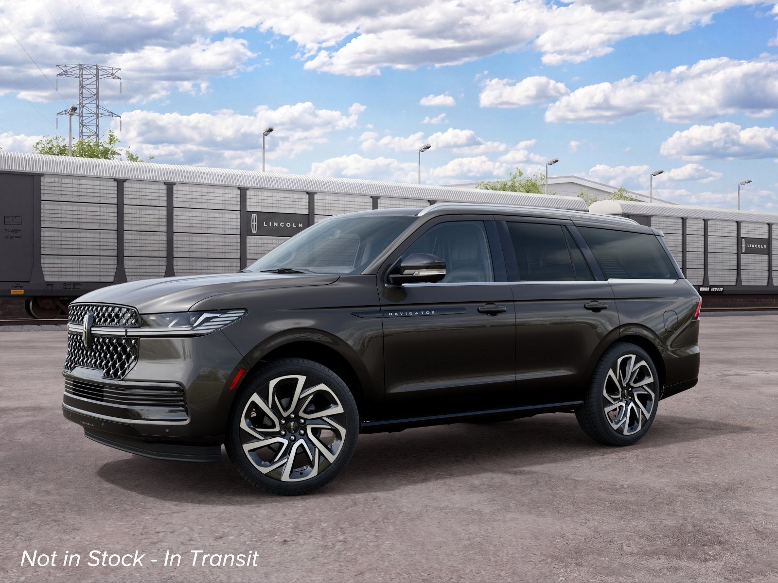 Black (Chroma Caviar Dark Gray Metallic Clearcoat) 2027 Lincoln Navigator SUV / Crossover Four-Wheel Drive Automatic