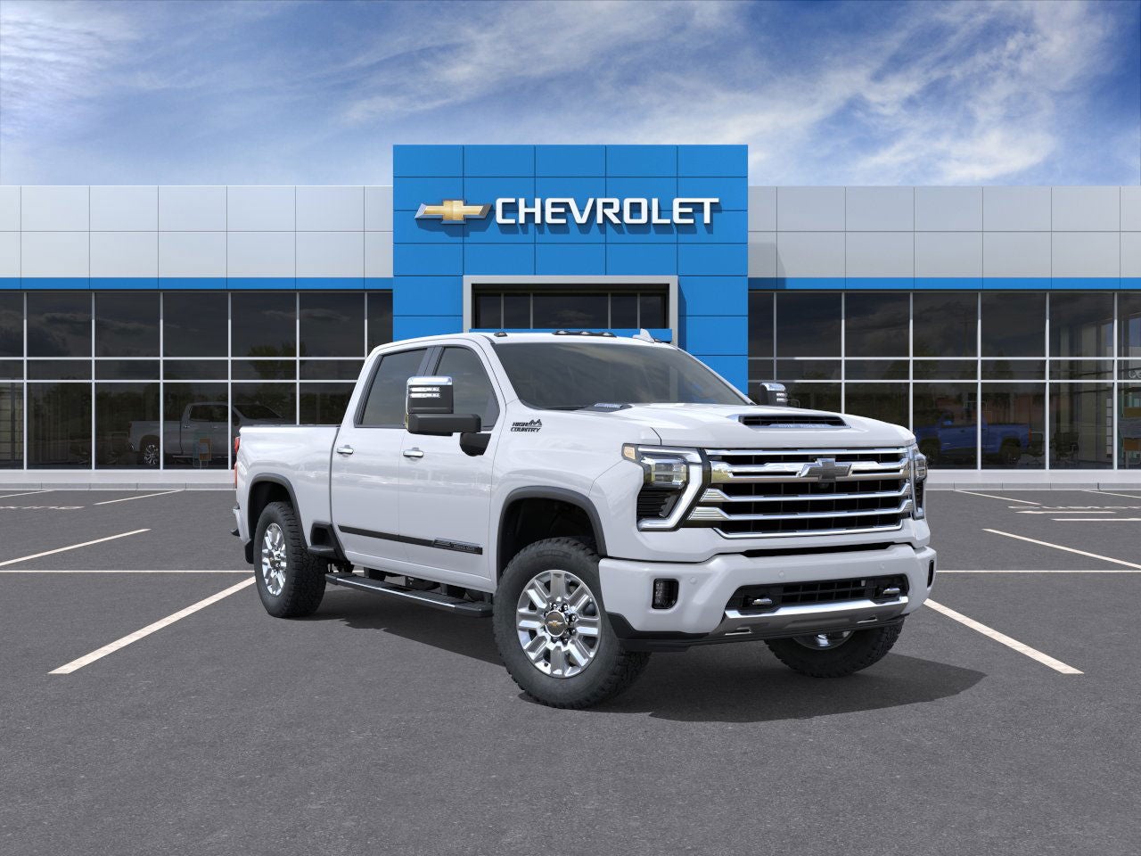 Polar White Tricoat 2026 Chevrolet Silverado 2500HD Pickup Truck Four-Wheel Drive Automatic