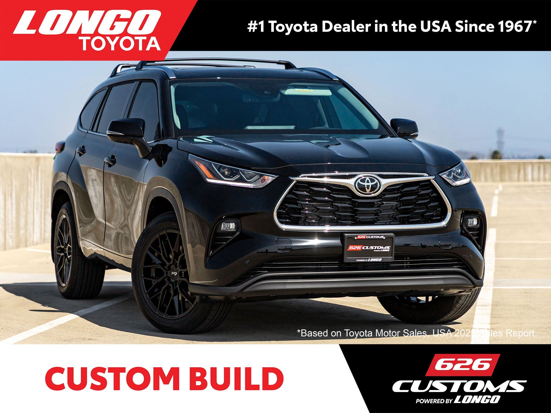 Midnight Black Metallic 2026 Toyota Highlander Hybrid SUV / Crossover All-Wheel Drive Continuously Variable Transmission