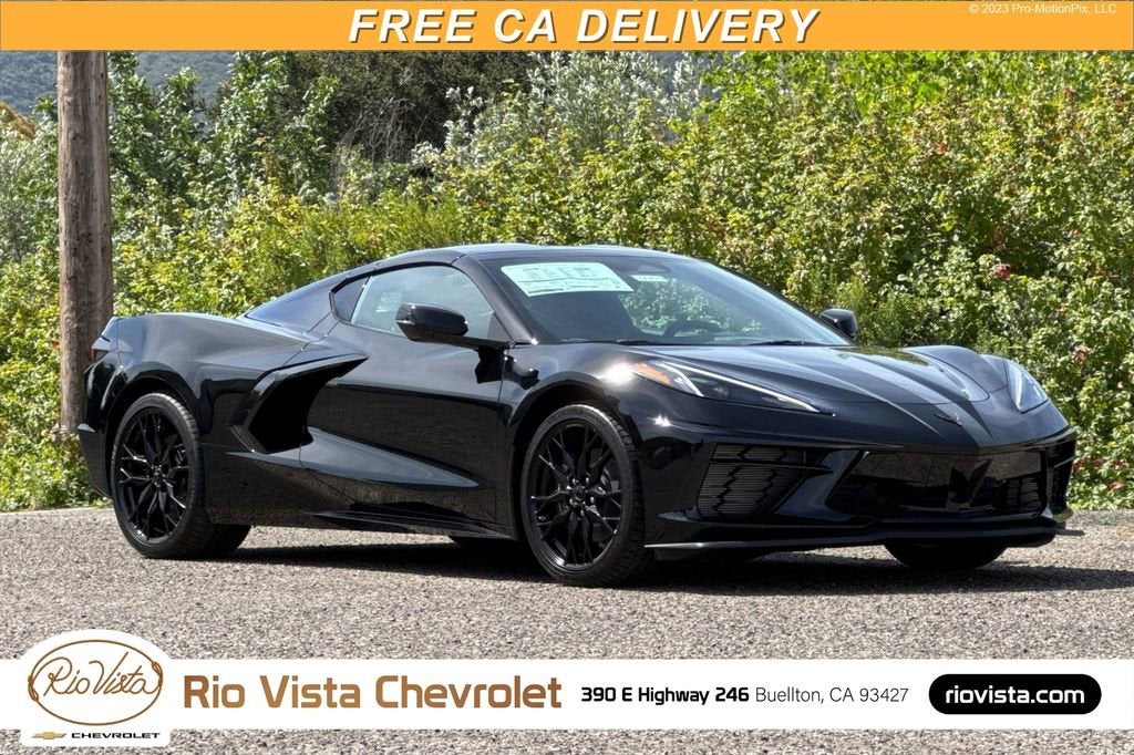 Black 2026 Chevrolet Corvette Coupe Rear-Wheel Drive Automatic