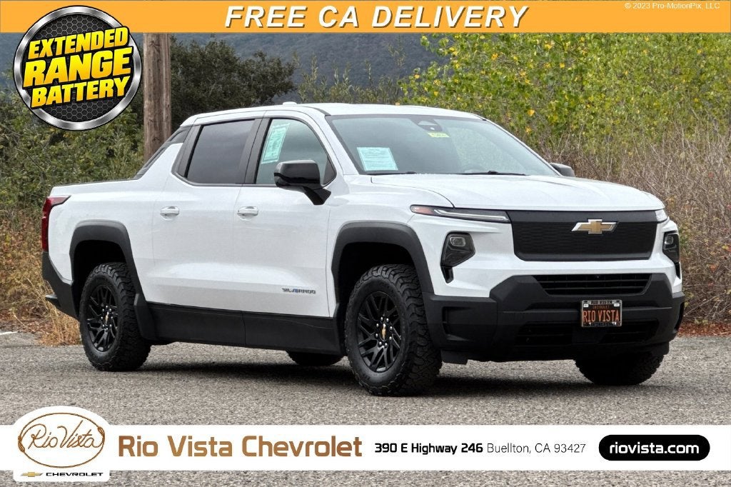 Summit White 2024 Chevrolet Silverado EV Pickup Truck All-Wheel Drive Automatic