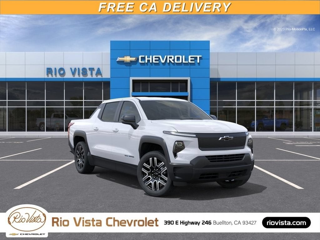 Summit White 2026 Chevrolet Silverado EV Pickup Truck All-Wheel Drive Automatic