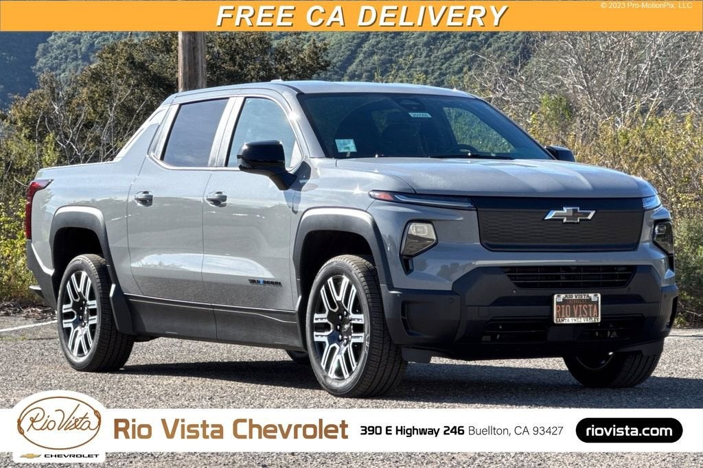 Slate Gray Metallic 2026 Chevrolet Silverado EV Work Truck Crew Cab (Standard Range) e4WD Pickup Truck All-Wheel Drive Automatic