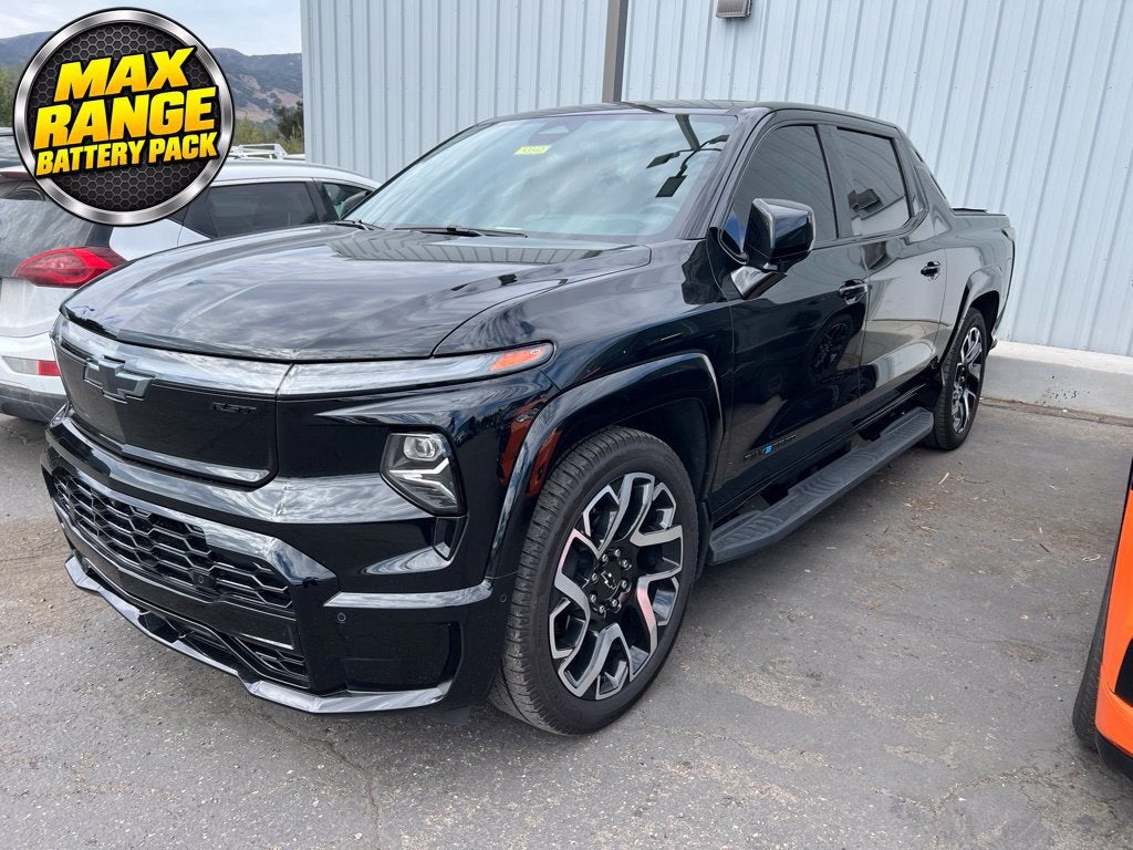 Black 2024 Chevrolet Silverado EV Pickup Truck All-Wheel Drive Automatic
