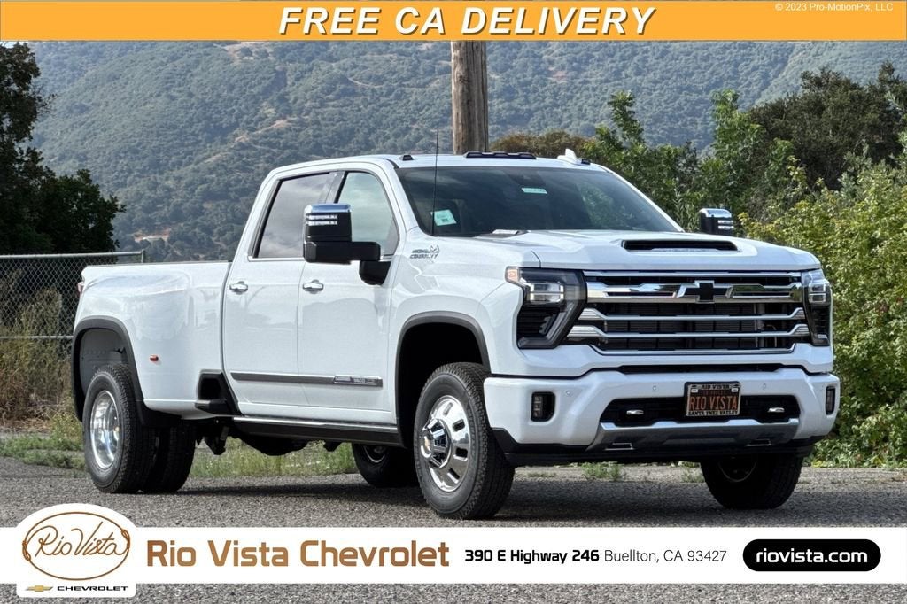 2026 Chevrolet Silverado 3500HD High Country Crew Cab LB DRW 4WD Blanco (Summit White) Camioneta Todo terreno Automática