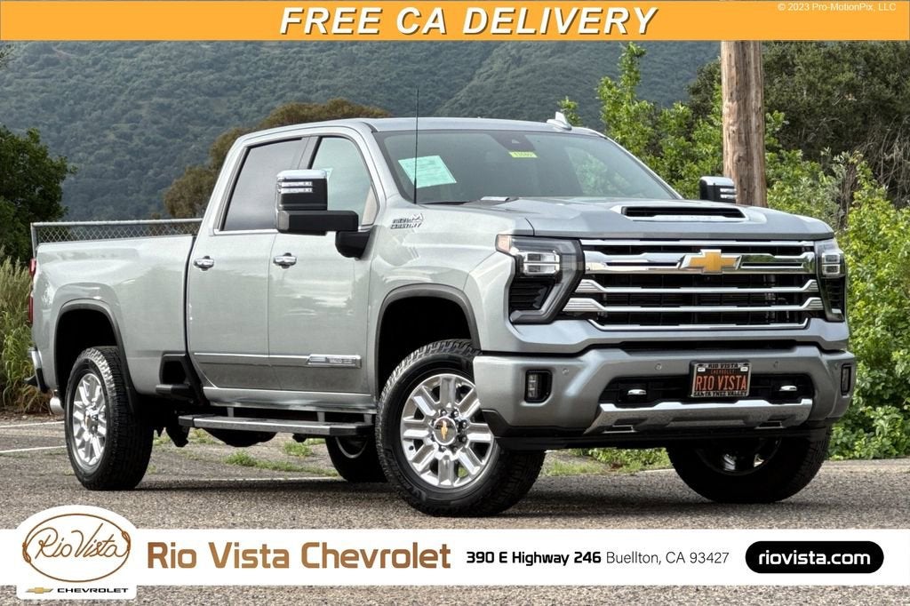 Sterling Gray Metallic 2024 Chevrolet Silverado 3500HD Pickup Truck Four-Wheel Drive Automatic