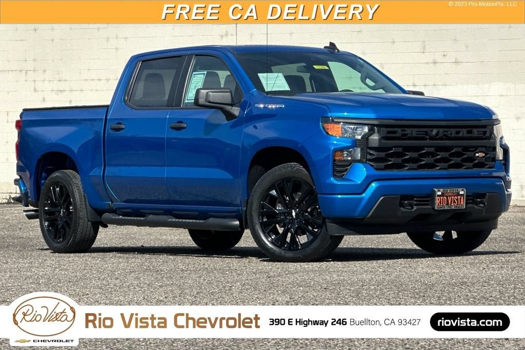 Glacier Blue Metallic 2024 Chevrolet Silverado 1500 Pickup Truck 4X2 Automatic