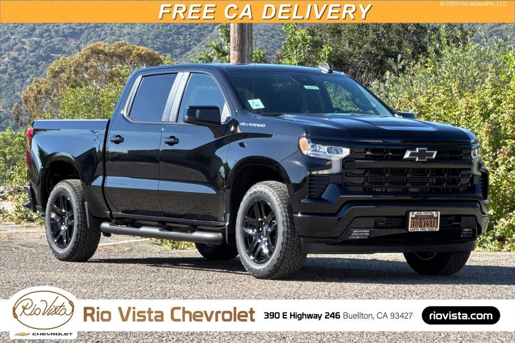 Black 2026 Chevrolet Silverado 1500 RST Crew Cab RWD Pickup Truck 4X2 Automatic