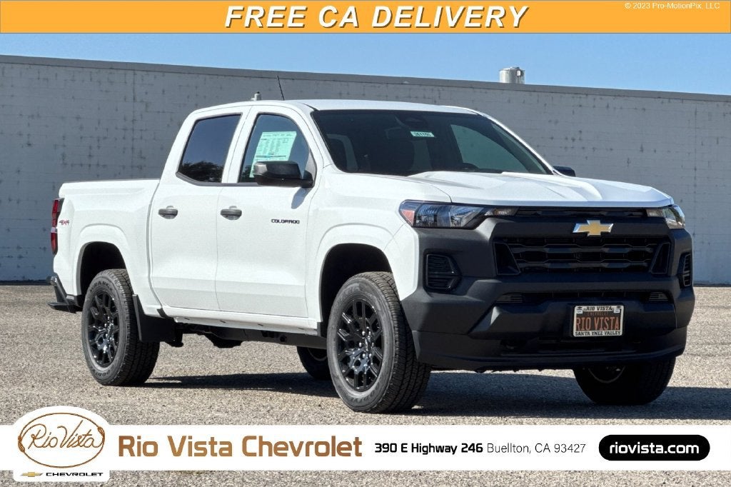 Summit White 2026 Chevrolet Colorado Pickup Truck Four-Wheel Drive Automatic