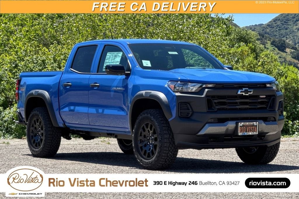 Reef Blue Metallic 2026 Chevrolet Colorado Pickup Truck Four-Wheel Drive Automatic