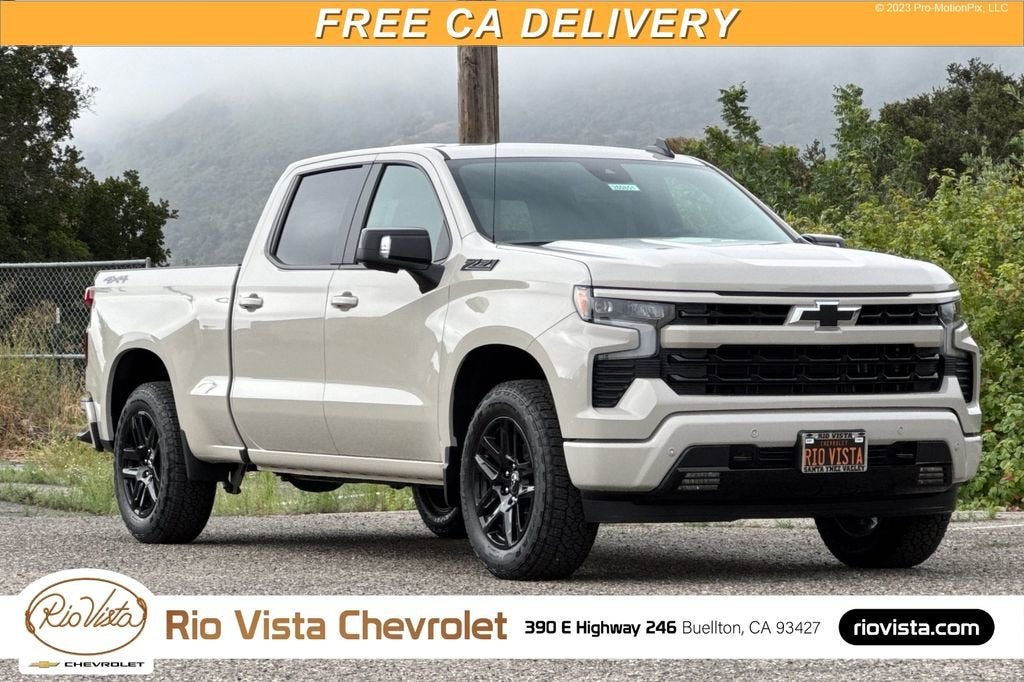White Sands 2026 Chevrolet Silverado 1500 RST Crew Cab 4WD Pickup Truck Four-Wheel Drive Automatic
