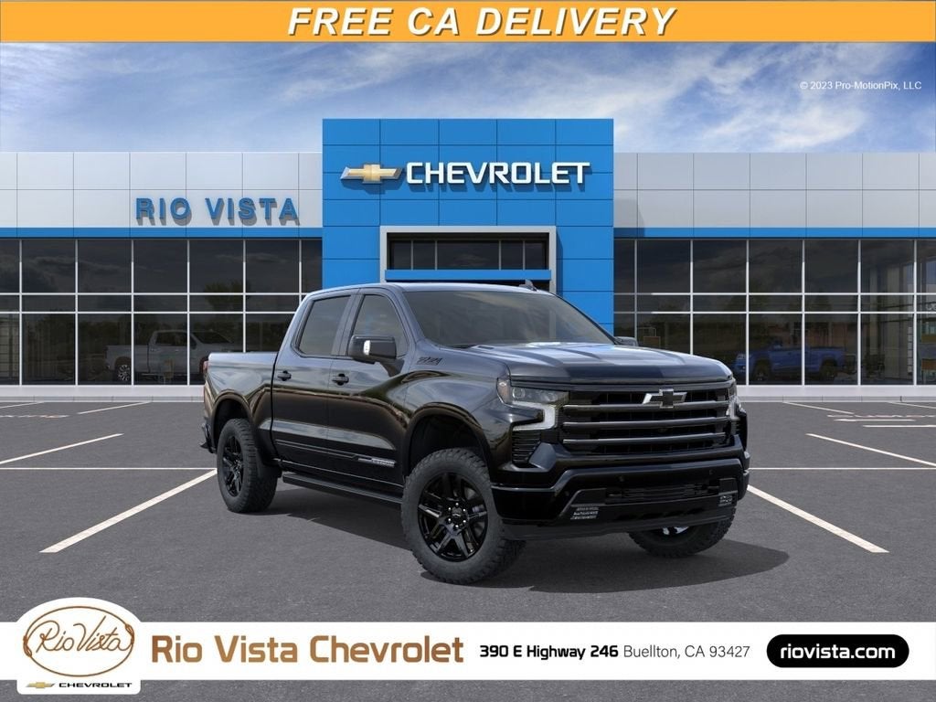 Black 2026 Chevrolet Silverado 1500 Pickup Truck Four-Wheel Drive Automatic