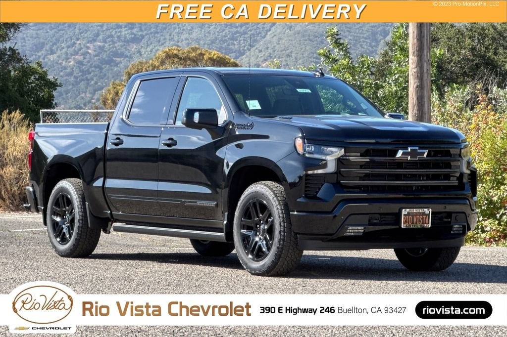 Black 2026 Chevrolet Silverado 1500 Pickup Truck Four-Wheel Drive Automatic
