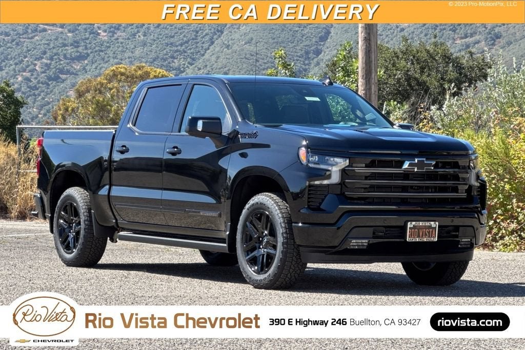 Black 2026 Chevrolet Silverado 1500 Pickup Truck Four-Wheel Drive Automatic