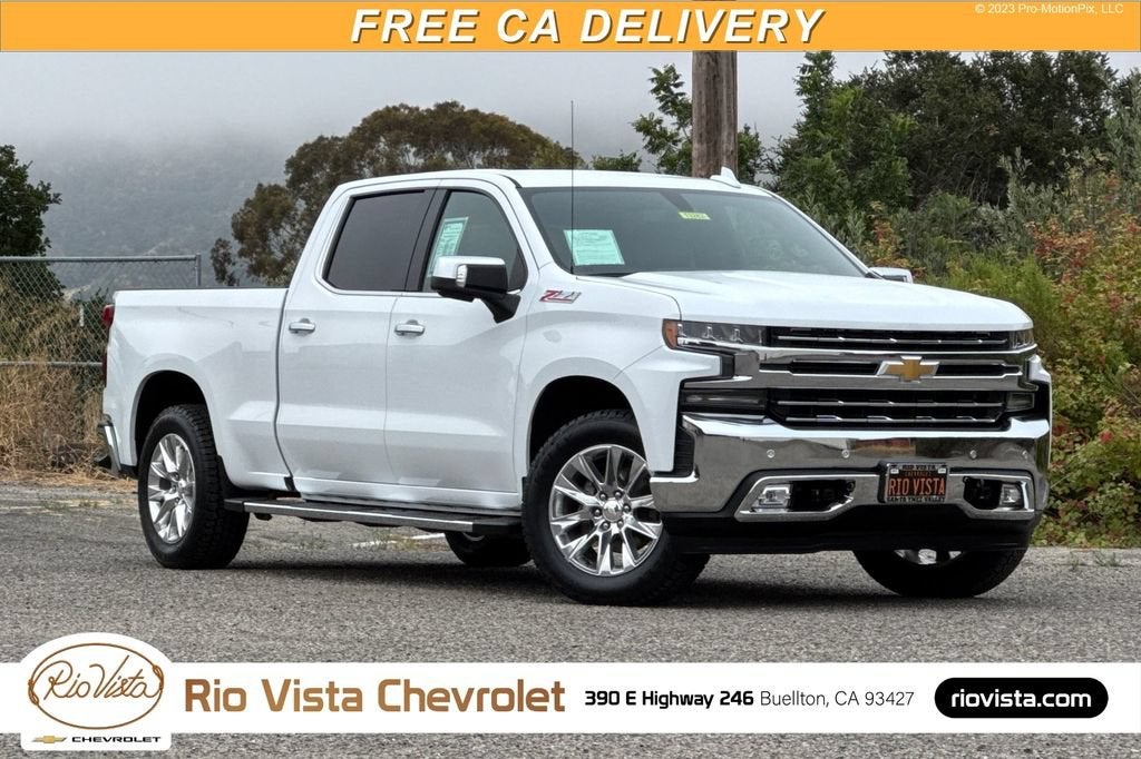 Summit White 2021 Chevrolet Silverado 1500 Pickup Truck Four-Wheel Drive Automatic