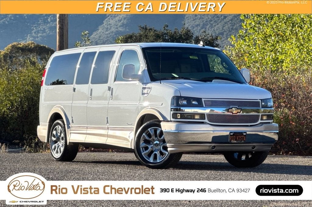 Summit White 2023 Chevrolet Express Cargo Van Rear-Wheel Drive Automatic