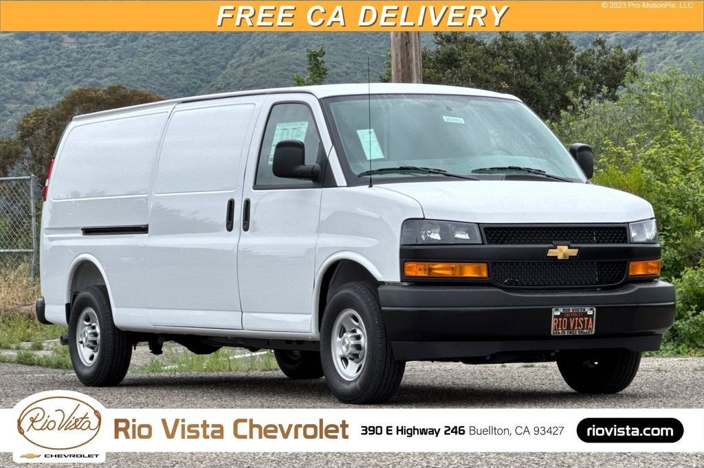 Summit White 2026 Chevrolet Express Cargo Van Rear-Wheel Drive Automatic