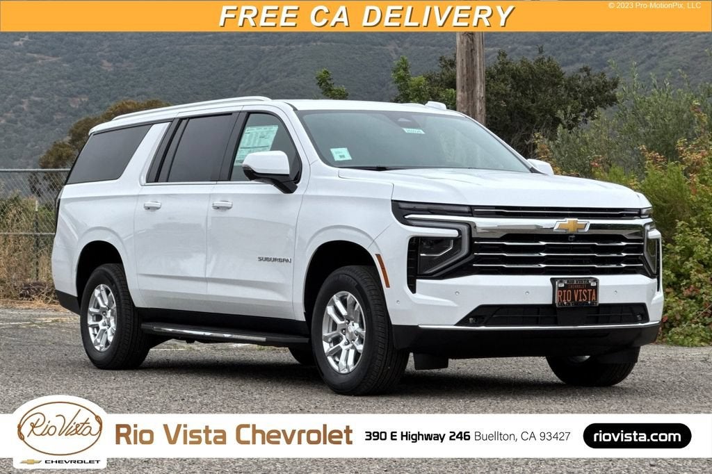 Summit White 2026 Chevrolet Suburban SUV / Crossover 4X2 Automatic