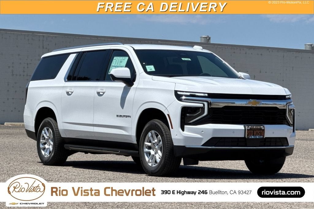 Summit White 2026 Chevrolet Suburban SUV / Crossover Four-Wheel Drive Automatic
