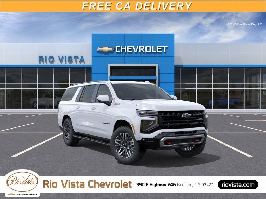 Summit White 2026 Chevrolet Suburban SUV / Crossover Four-Wheel Drive Automatic