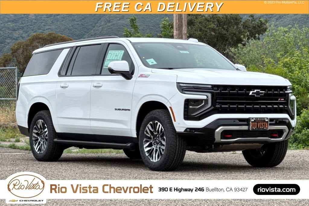 Summit White 2026 Chevrolet Suburban SUV / Crossover Four-Wheel Drive Automatic