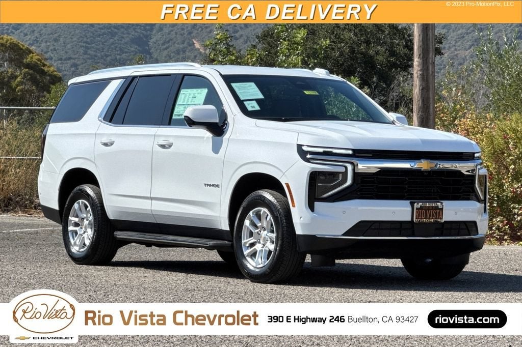 Summit White 2026 Chevrolet Tahoe SUV / Crossover Four-Wheel Drive Automatic