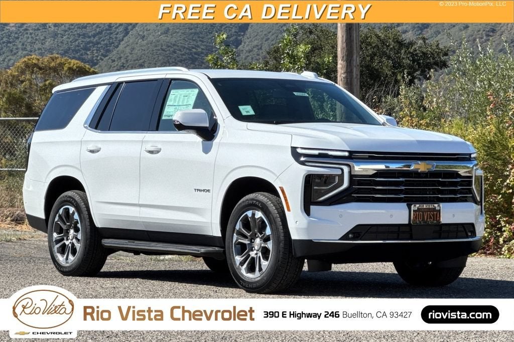 Summit White 2026 Chevrolet Tahoe SUV / Crossover Four-Wheel Drive Automatic
