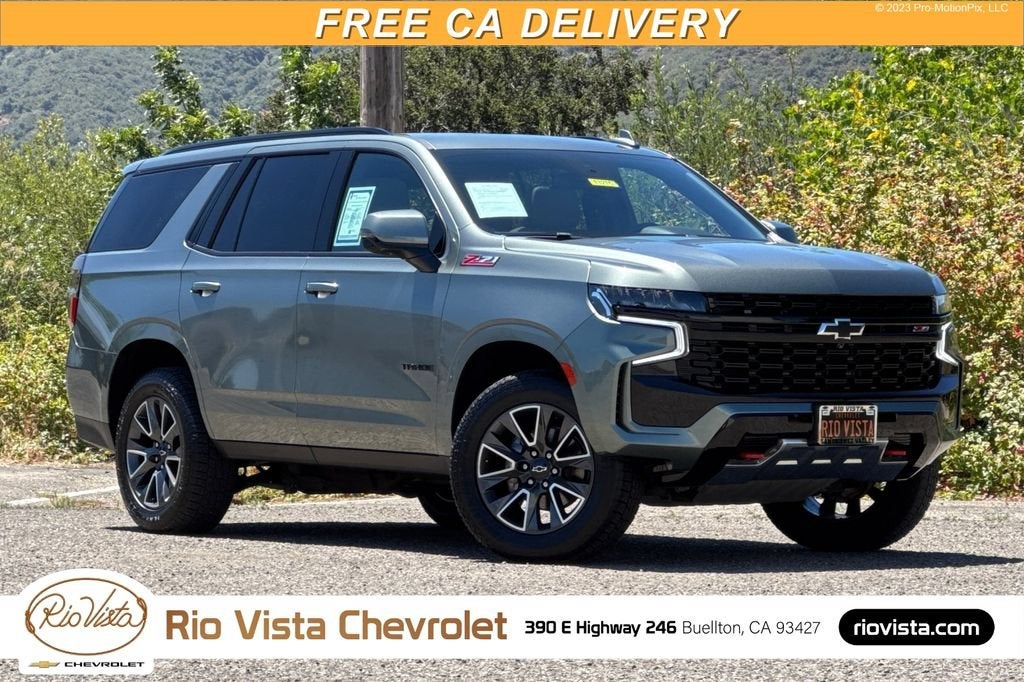 Silver Sage Metallic 2023 Chevrolet Tahoe SUV / Crossover Four-Wheel Drive Automatic