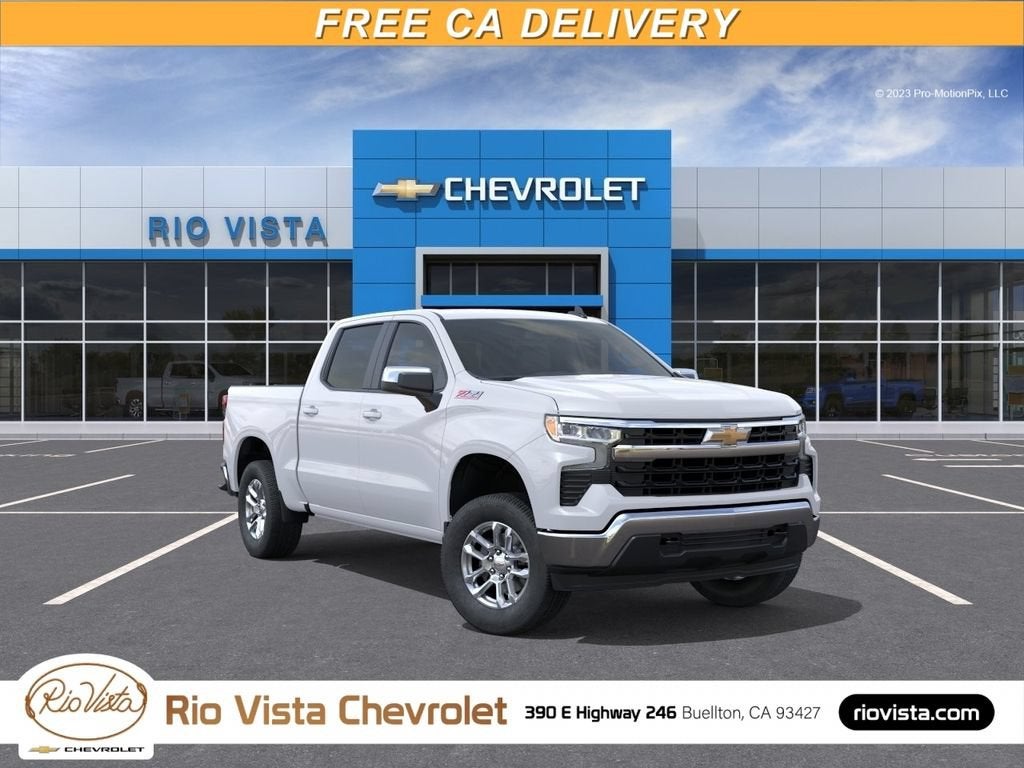 Summit White 2026 Chevrolet Silverado 1500 Pickup Truck Four-Wheel Drive Automatic