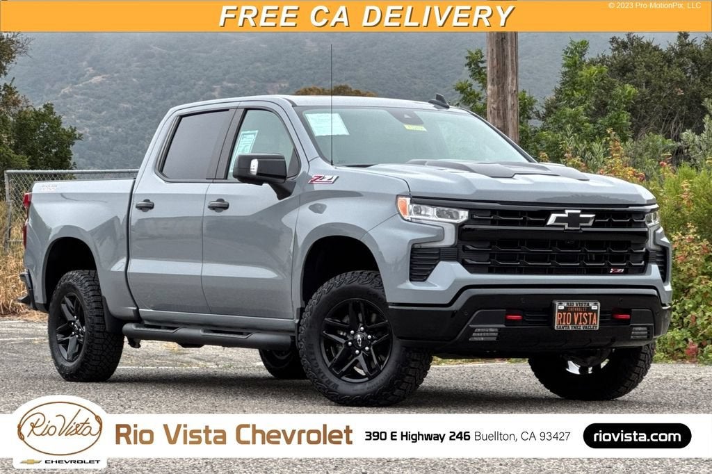 Slate Gray Metallic 2024 Chevrolet Silverado 1500 Pickup Truck Four-Wheel Drive Automatic