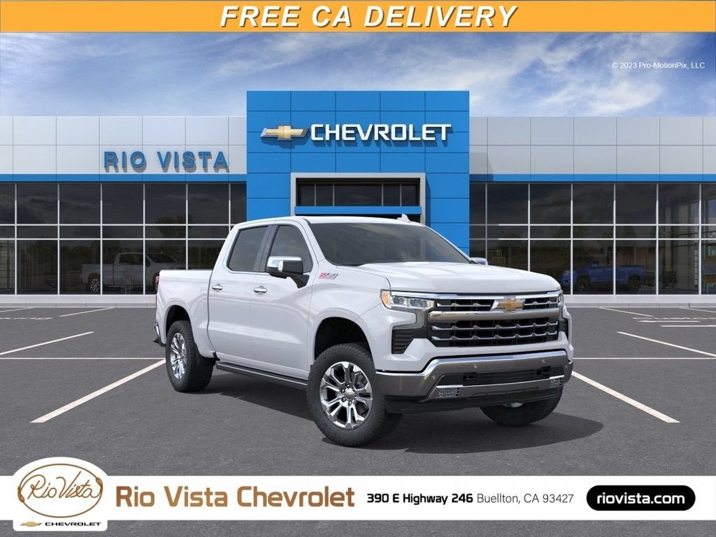 Summit White 2026 Chevrolet Silverado 1500 Pickup Truck Four-Wheel Drive Automatic