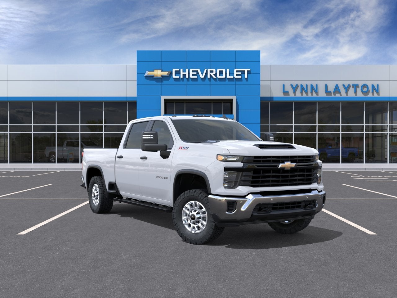 Summit White 2026 Chevrolet Silverado 2500HD Pickup Truck Four-Wheel Drive Automatic
