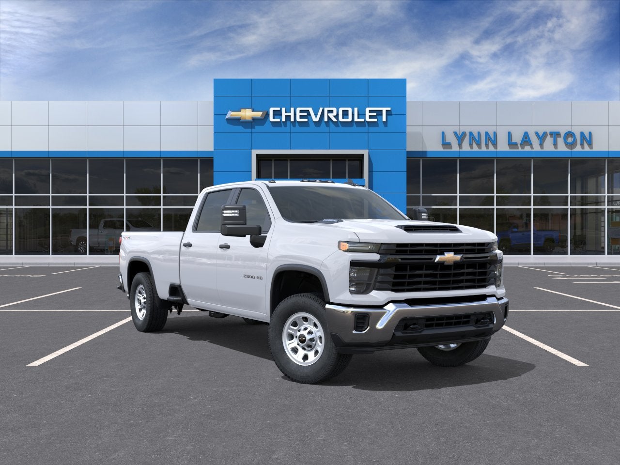 Summit White 2026 Chevrolet Silverado 2500HD Pickup Truck Four-Wheel Drive Automatic