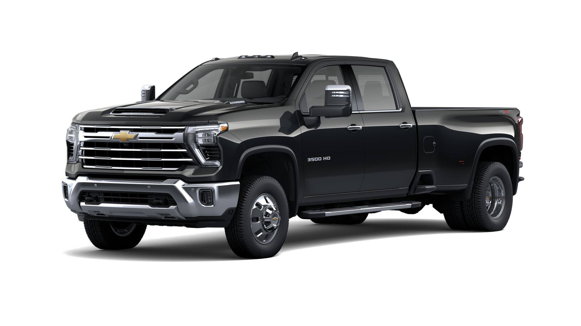 Black 2026 Chevrolet Silverado 3500HD Pickup Truck Four-Wheel Drive Automatic