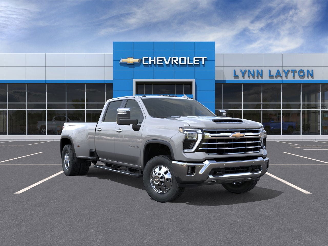 Sterling Gray Metallic 2026 Chevrolet Silverado 3500HD Pickup Truck Four-Wheel Drive Automatic