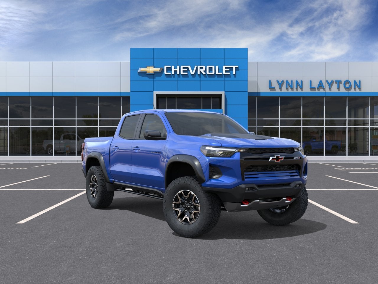 Reef Blue Metallic 2026 Chevrolet Colorado Pickup Truck Four-Wheel Drive Automatic