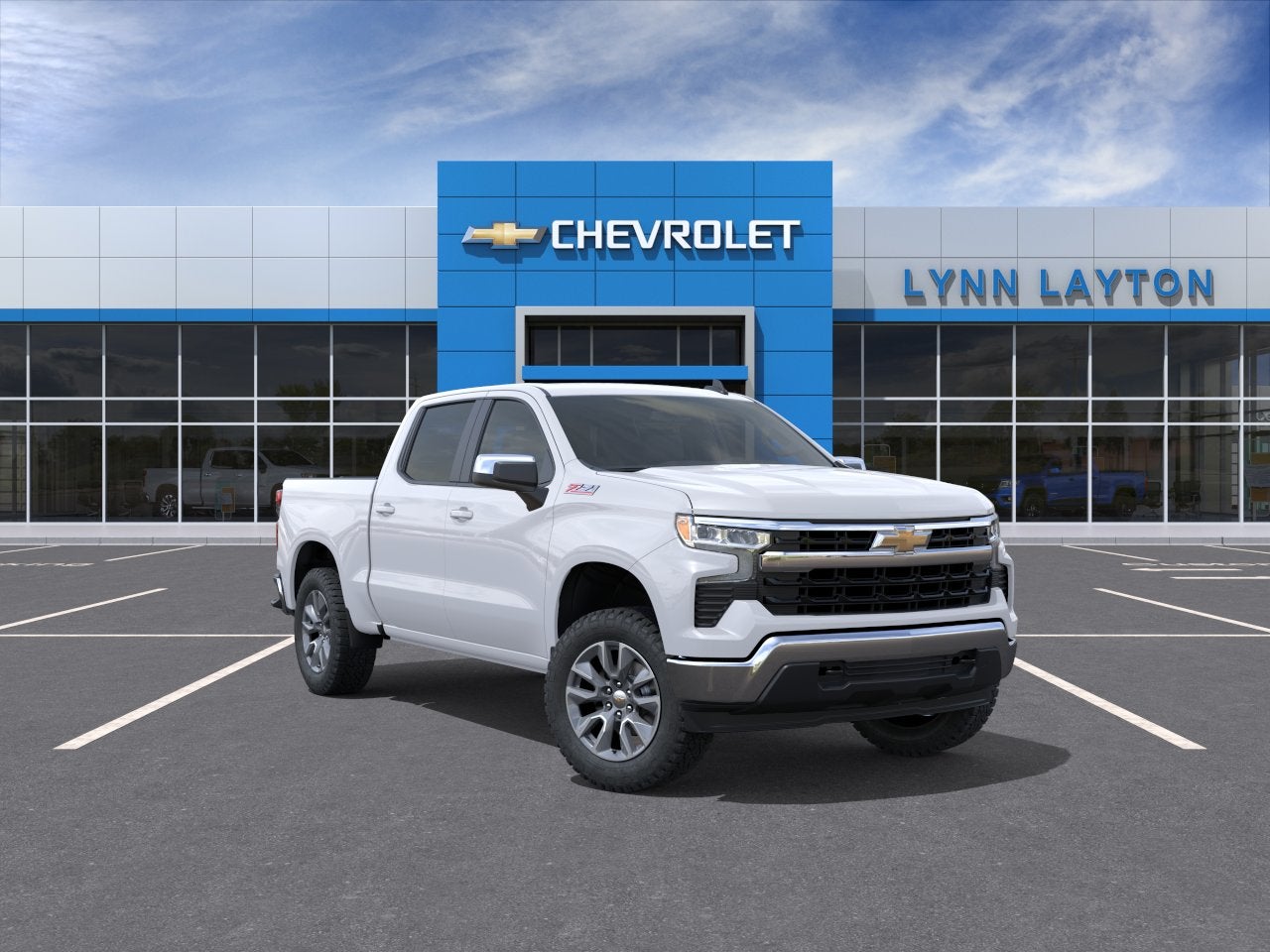 Summit White 2026 Chevrolet Silverado 1500 Pickup Truck Four-Wheel Drive Automatic