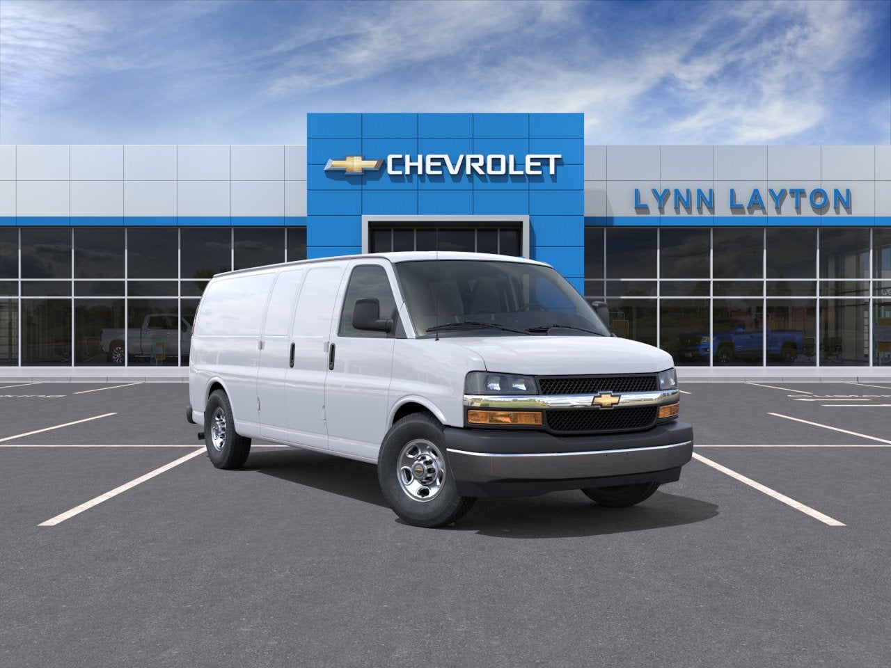 Summit White 2026 Chevrolet Express Cargo Van Rear-Wheel Drive Automatic