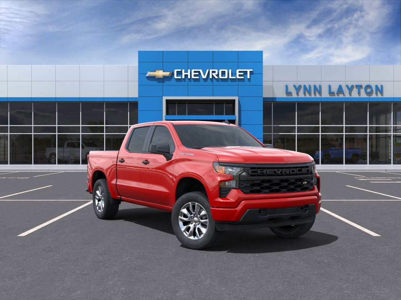 Red Hot 2025 Chevrolet Silverado 1500 Pickup Truck 4X2 Automatic
