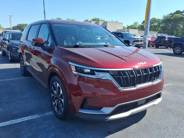 Red 2024 Kia Carnival Minivan Front-Wheel Drive Automatic