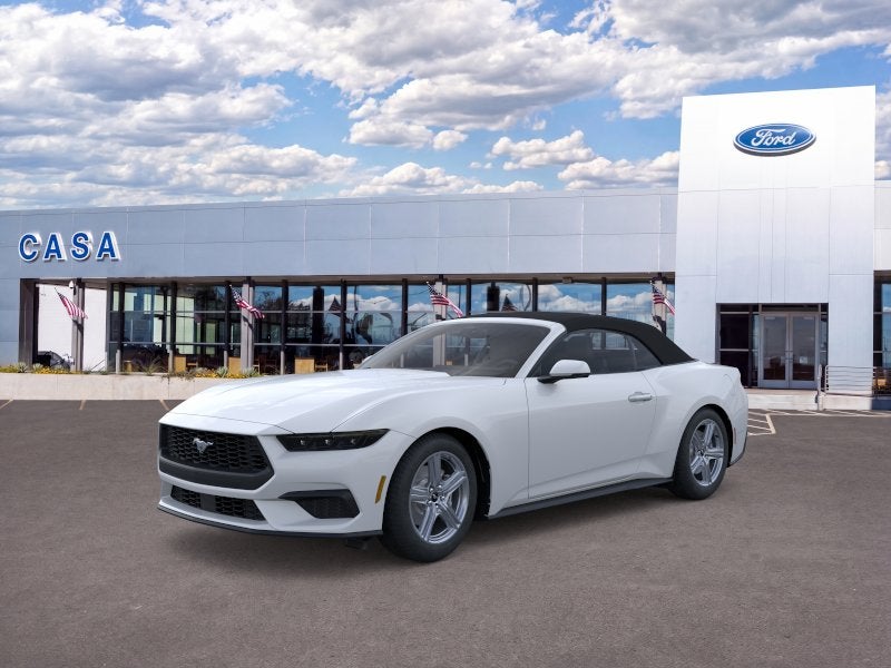 Oxford White 2026 Ford Mustang Convertible Rear-Wheel Drive Automatic