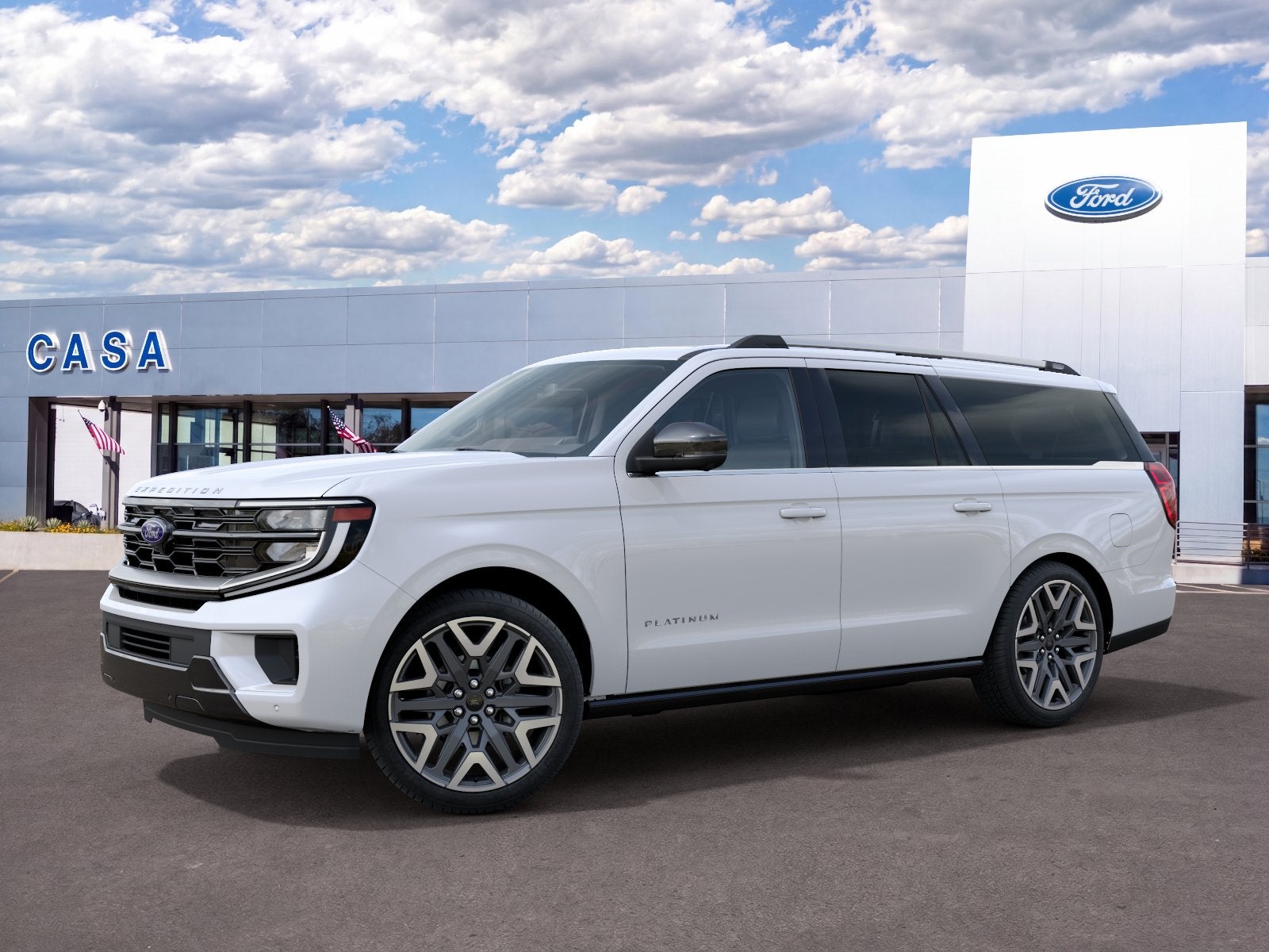 White Metallic 2027 Ford Expedition SUV / Crossover Four-Wheel Drive Automatic
