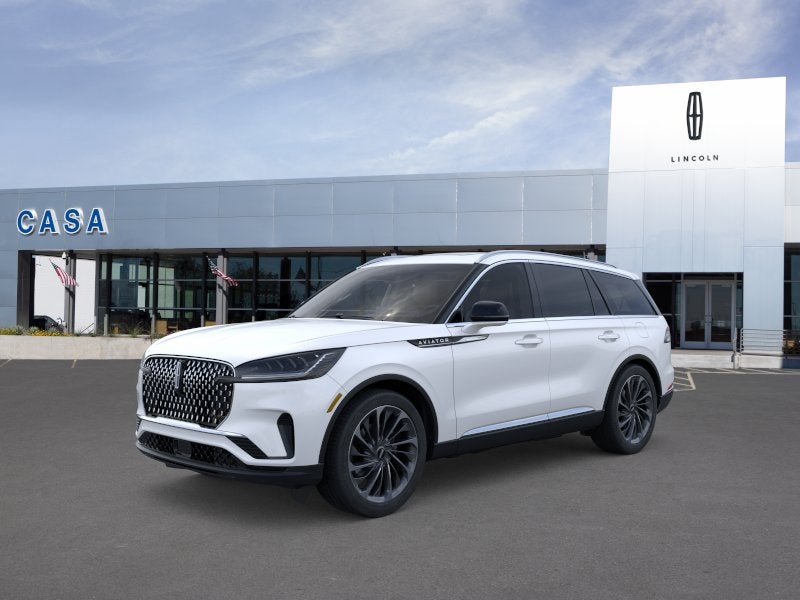 White Metallic 2026 Lincoln Aviator SUV / Crossover Rear-Wheel Drive Automatic
