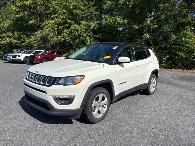 White Clearcoat 2019 Jeep Compass SUV / Crossover Four-Wheel Drive Automatic